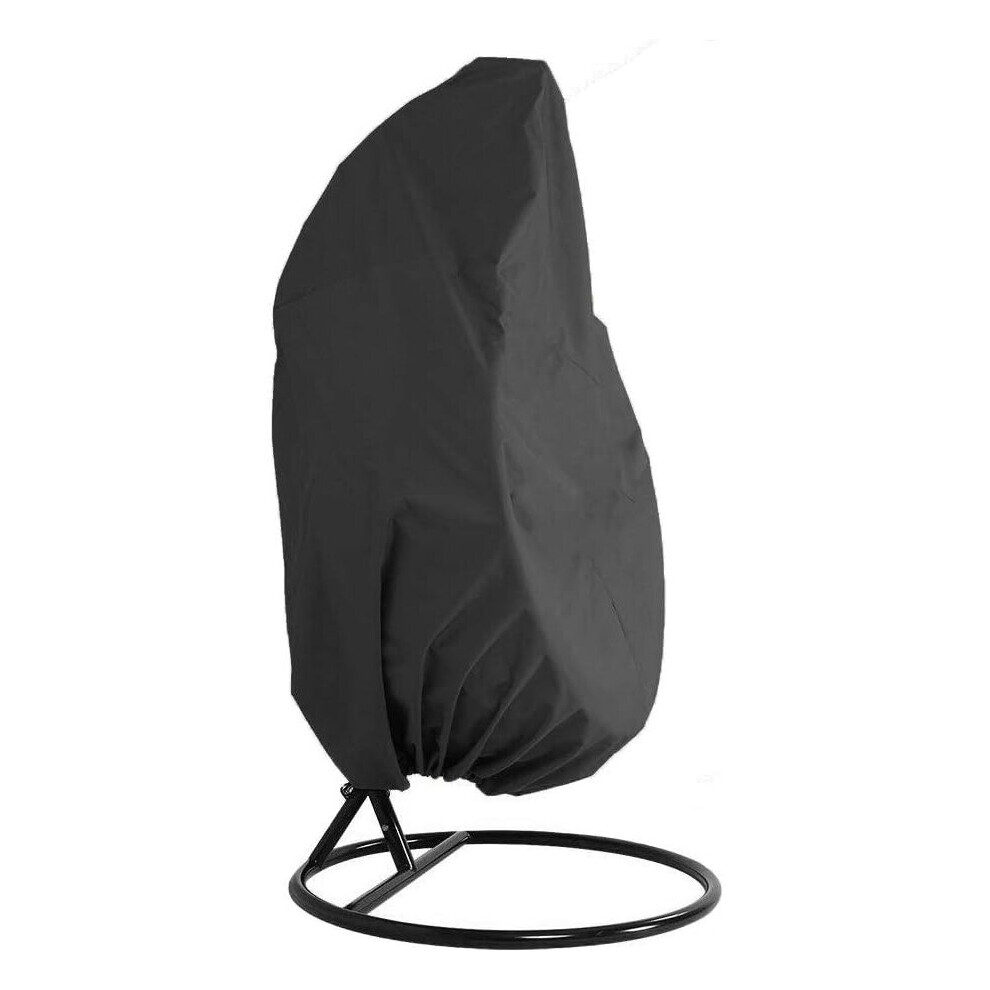 Garden Rattan Wicker Hanging Chair Waterproof Furniture Cover - Protective Egg Chair Cover - 210D Oxford Polyester PVC Cover