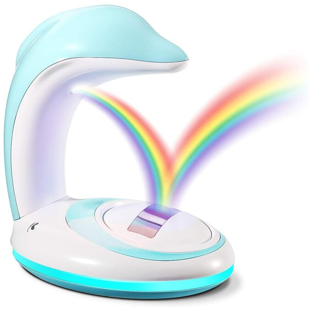 Rainbow projector, magic rechargeable rainbow light, portable and durable rainbow night light, romantic decorative night light as gifts for children