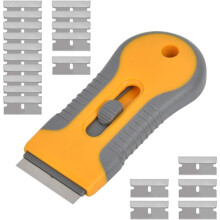 Ceramic Hob Scraper with 20 Replacement Blades for Glass/Ceramic Cleaning