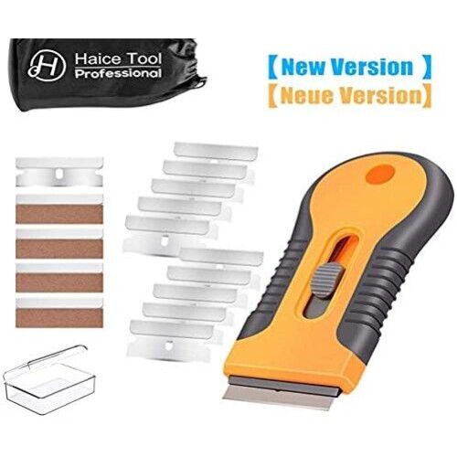 Ceramic Hob Scraper with 20 Replacement Blades for Glass/Ceramic Cleaning 2