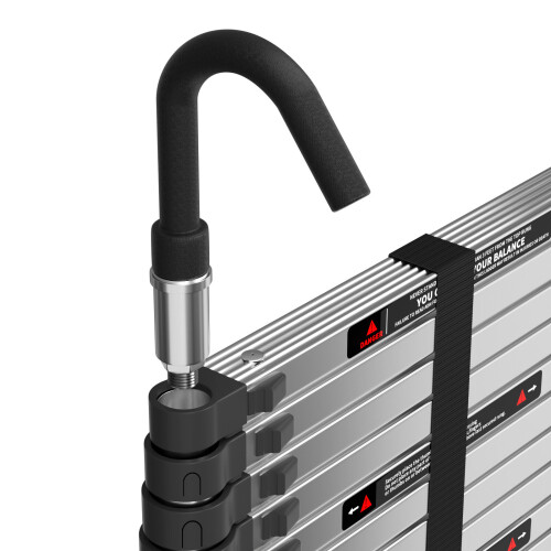 5M/16.4ft Extension Telescopic Ladder Straight Telescoping Ladders 1