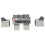 BillyOh BillyOh Minerva 7 Seater Rattan Sofa Set 8
