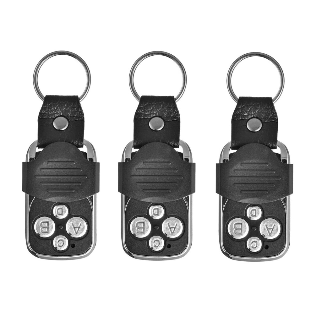 Remote Control [3 Piece], Electric Remote, for Garage Door Universal 433MHz Remote Control with 4 Duplicate Buttons