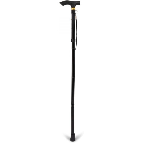 Foldable Adjustable Height Folding Walking Stick, Lightweight UK POST 1