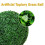 AAMEN Green Boxwood Ball Artificial Leaf Topiary Ball, Artificial Grass Ball 2
