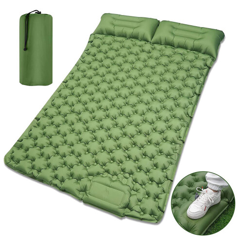 Double Camping Sleeping Pad for 2 Person Inflatable Mattress Air Mat on OnBuy