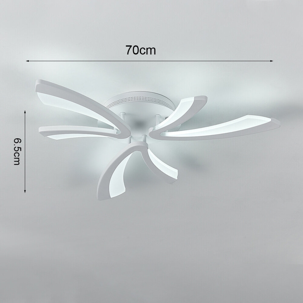 Living And Home (Cool ) Unique V-Shaped Led Ceiling Chandelier Lamp Fixture White/Light