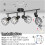 Ceilings Adjustable Cage Wall Spotlights with 9 x15.7 cm x 70 cm 3