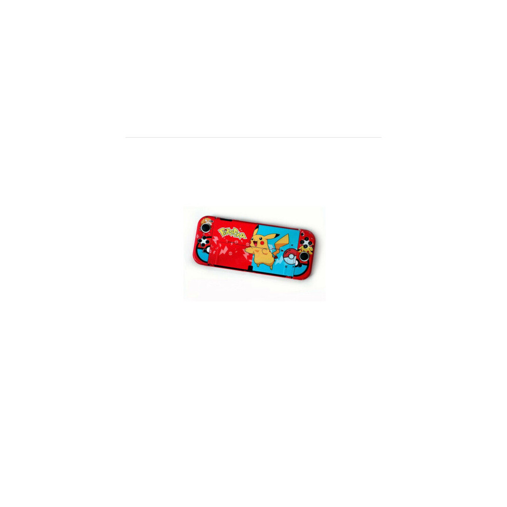 (Oz-038 Happy Pikachu) Dockable Nintendo Switch Oled Hard Pc Shell 5701510945571