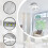 LED Ceiling Light Two Rings Cool White 6000K Light Fittings for Ceilings Modern 5