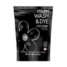 Dylon Wash & Dye Fabric Dye 350g - Intense Black