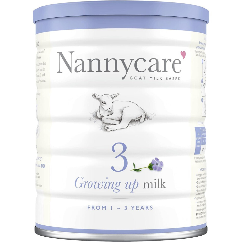 Nannycare Goats Milk Growing Up Powder with Vitamin D, C & Calcium, 900 g