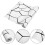 Living And Home Modern Abstract Geometric PVC Wallpaper Roll 9.5M 7