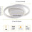 LED Ceiling Lights, Modern Design Ceiling Lighting for Hallway Balcony Bedroom Warm 2