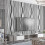Living And Home 9.5M Modern Curve Striped Non-Woven Wallpaper Roll 1