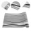 Living And Home 9.5M Modern Curve Striped Non-Woven Wallpaper Roll 5