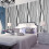 Living And Home 9.5M Modern Curve Striped Non-Woven Wallpaper Roll 2