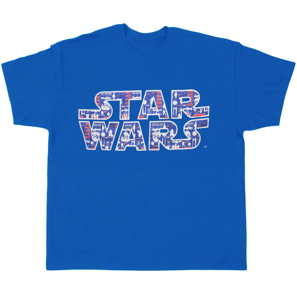 Star Wars "Logo" Kids T-Shirt [5-6 Years] Blue