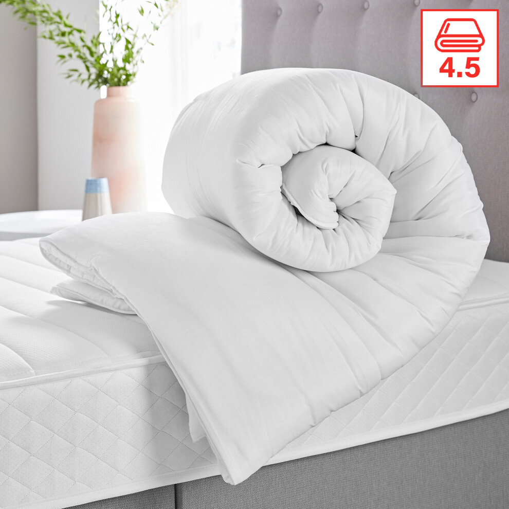 (Double) Anti Allergy Duvet Quilt 4.5 Tog Single Double King Size Summer Duvets