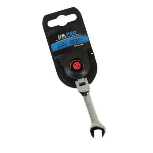 us pro US PRO Tools 8MM Flexi Stubby Gear Ratchet Combination Spanner Wrench 3906 2