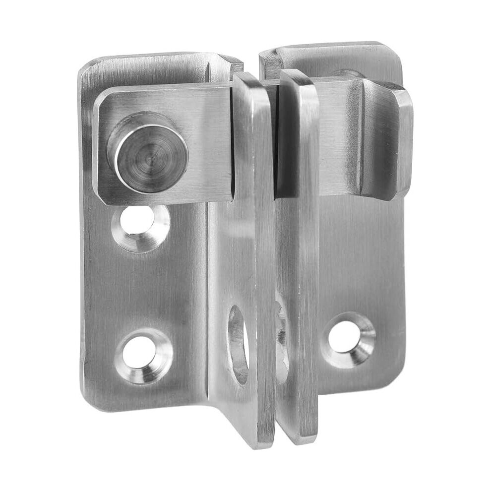 Slide Bolt Gate Latch Door Lock Hasp Anti-Theft Padlock, Sus304 Stainless Steel Brushed Finish, Gl001 7358250691978
