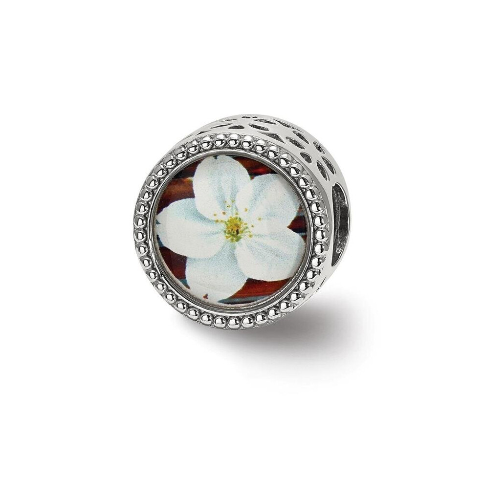 Reflection Beads QRS3975 Sterling Silver Reflections May Flower Bead-image-OPC-PBVW6QS-NEW