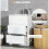 Bathroom Vanity Unit Modern White High Gloss 2 Drawers Under Sink Basin Cabinet 2