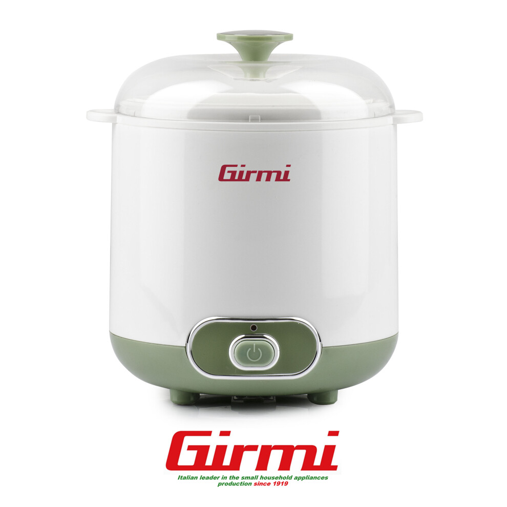 Girmi YG02 Yogurt Maker 1.5 Litres with Greek Accessories 20 W White-Green