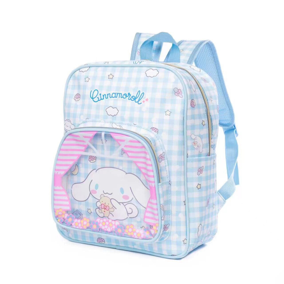 (Cinnamoroll) Melody Sanrio Backpack Cinnamoroll Hello Kitty Kuromi Bags Waterproof Kids Gift