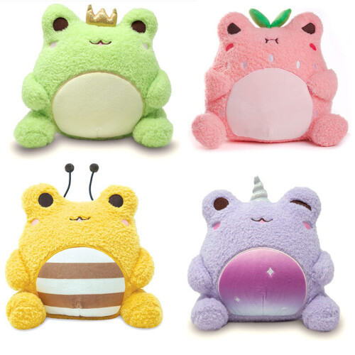 Plush Bag Accessories Animal Cotton Toy With Bag Cute Stuffed For Frog For  Kids