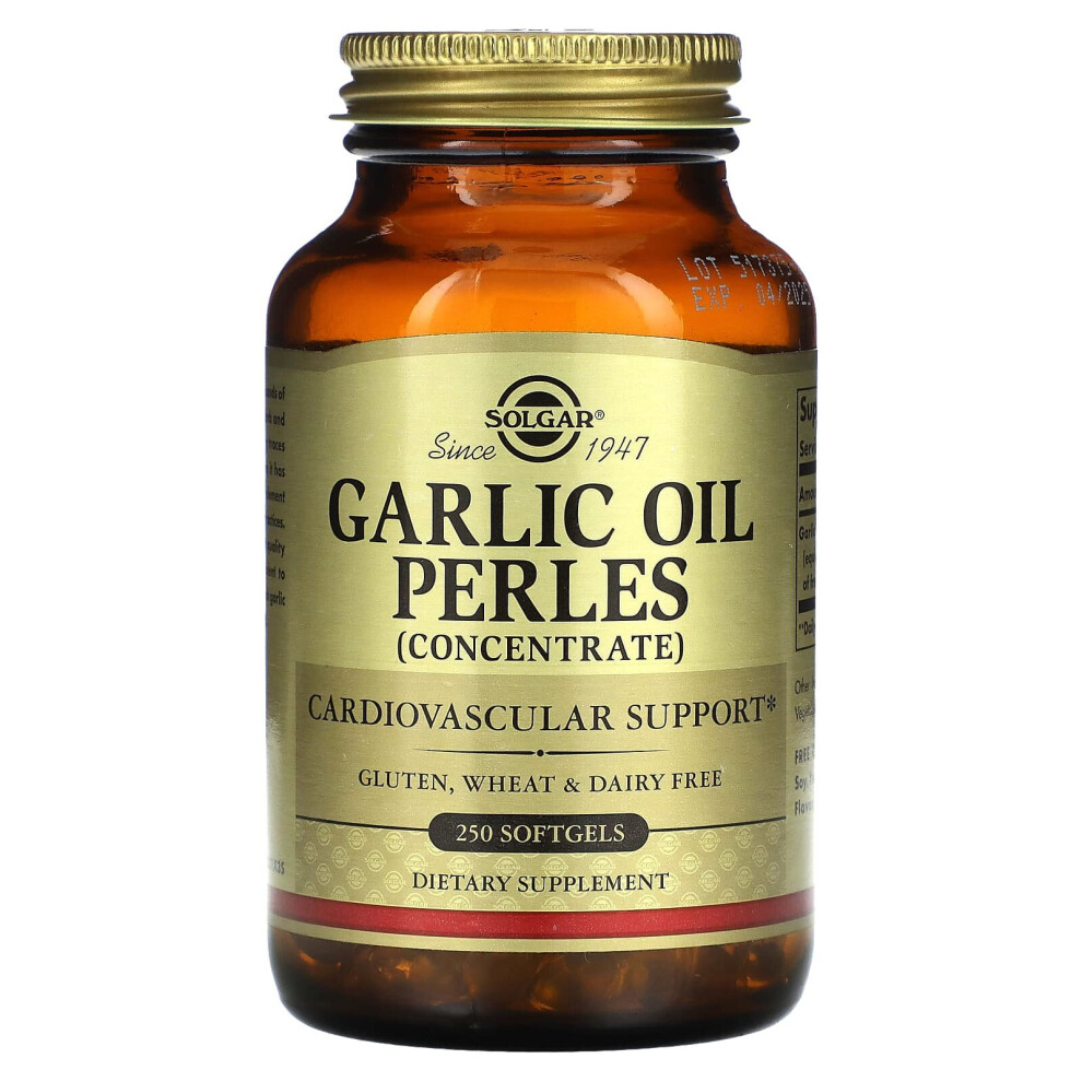 Solgar , Garlic Oil Perles, Concentrate, 250 Softgels