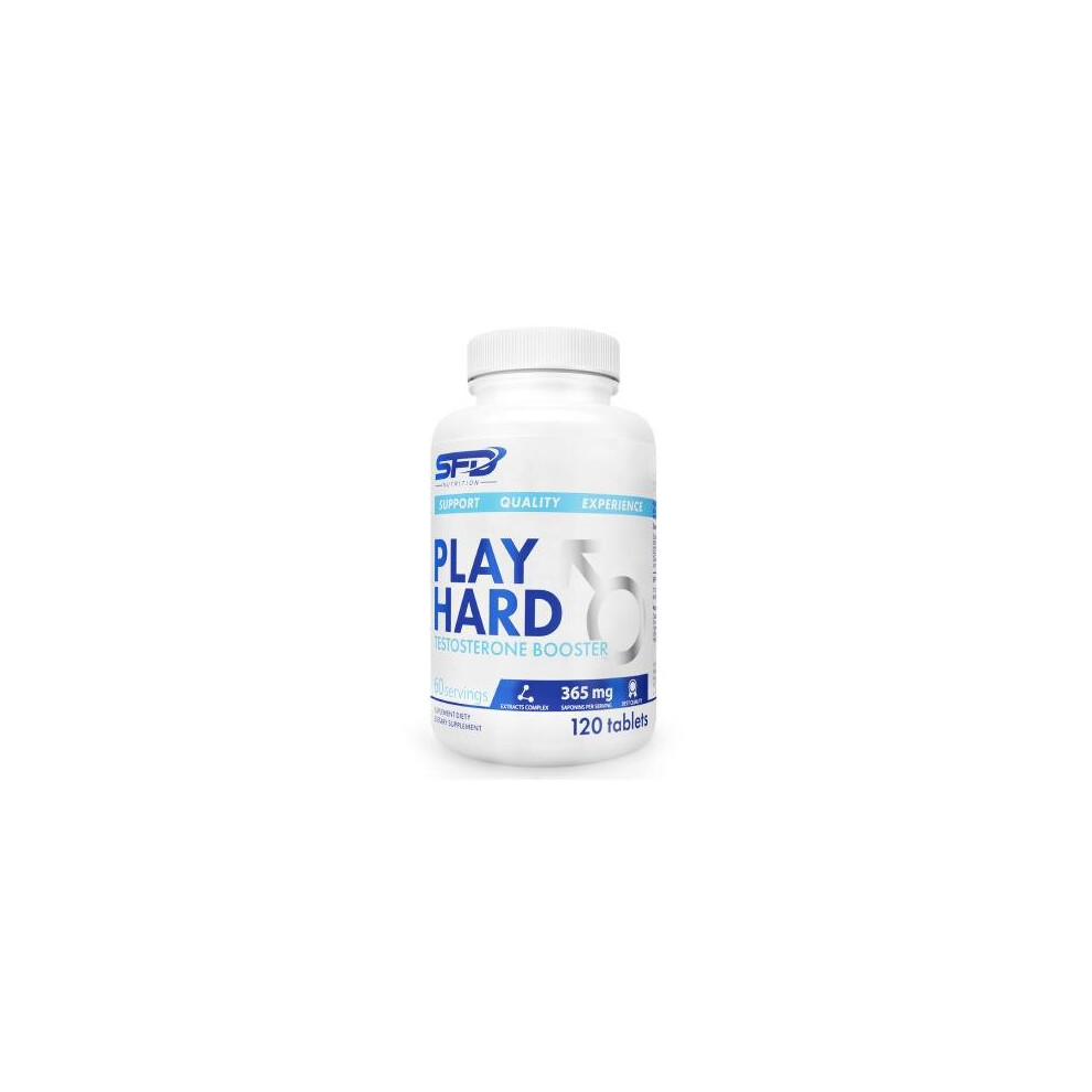 Sfd Nutrition, Play Hard, Testosterone Booster, 120 Tablets