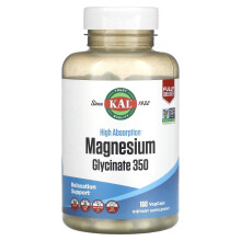 KAL, Magas Abszorpciós Magnézium Glicinát 350, 160 VegCaps