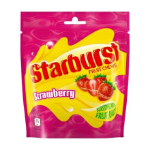 Starburst Strawberry Vegan Chewy Sweets Fruit Flavoured Pouch Bag 138g