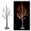 AAMEN 2ft Christmas Tree, Artificial White Birch Twig Tree With 24 Led 2
