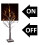 AAMEN 2ft Christmas Tree, Artificial White Birch Twig Tree With 24 Led 3