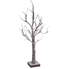 AAMEN 2ft Christmas Tree, Artificial White Birch Twig Tree With 24 Led