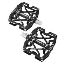 1 Pair Anti-slip Bike Pedals 3 Bearing Aluminum Alloy Cycling Bicycle Platform Bicycle Pedal Bike Accessories Part for Road bmx Mtb Bicycle