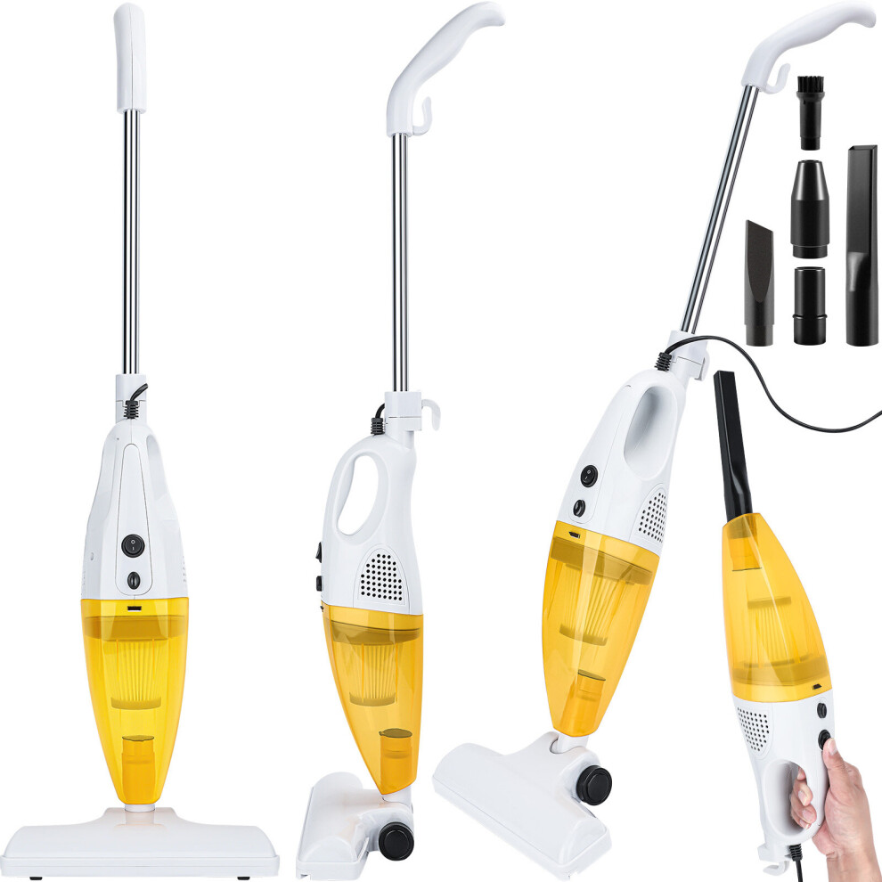 Stick Vacuum Cleaner Bagless 600W - 2 in 1 Upright & Handheld