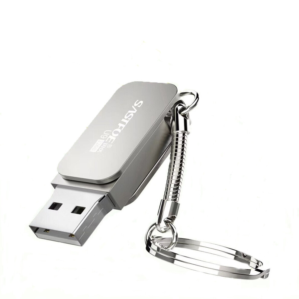 2 In 1 Type-C Usb 3.0 Flash Drive 360 Rotation Metal Usb Disk 64Gb Portable Thumb Drive With Key Holder For Computer Smartphone Otg 6112212992463
