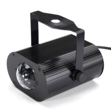 (US Plug) 10W RGB Remote LED Water Wave Stage Lighting Disco Party Projector AC100-240V