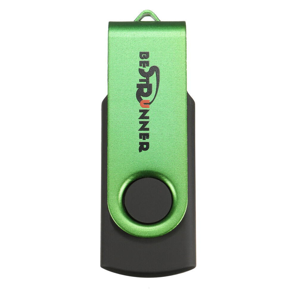 (Green) 2GB USB 2.0 360 Rotation High Speed Flash Drive Thumb Memory U Disk