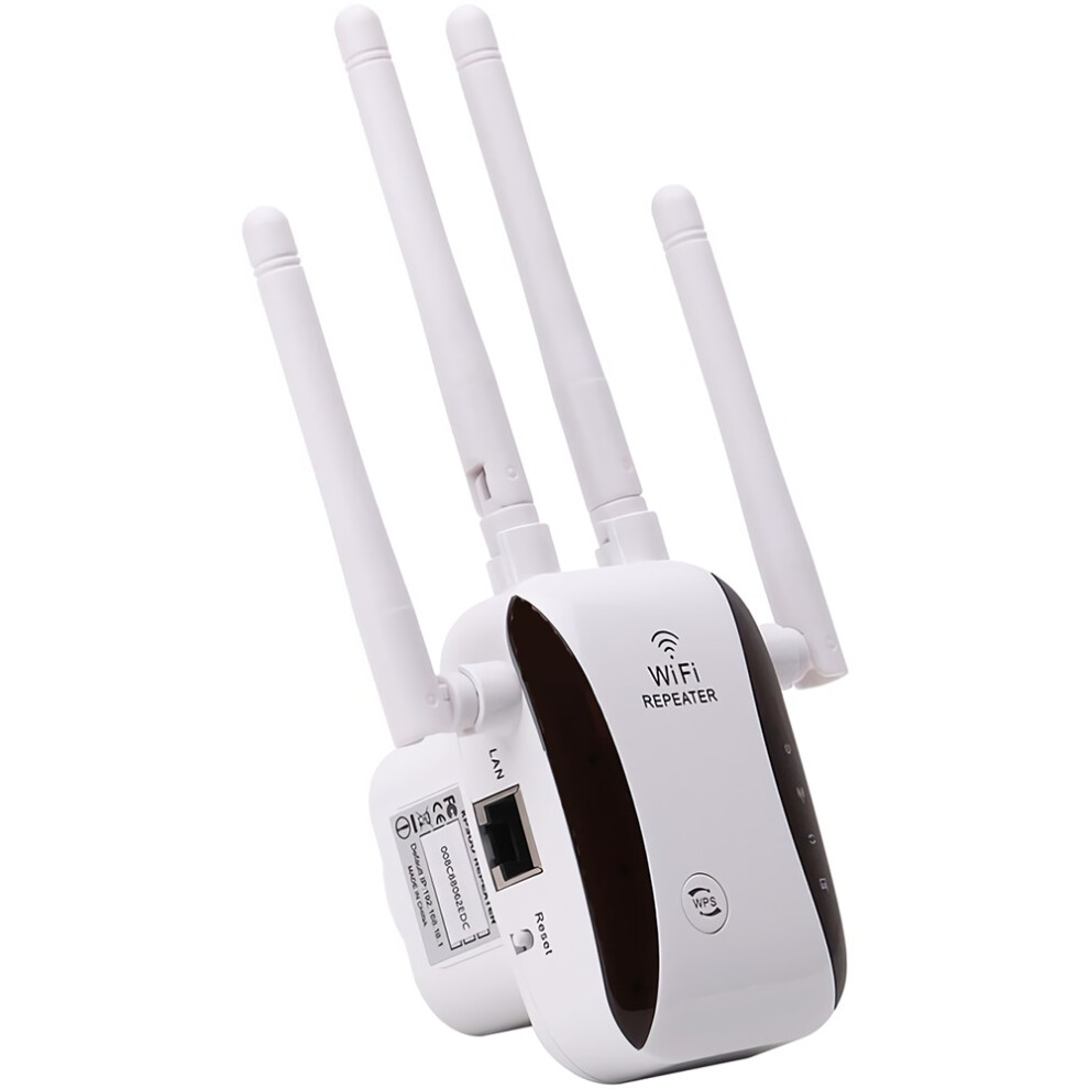 (US Plug) 300Mbps WiFi Range Extender Wireless Repeater 2.4 GHz Support Wireless AP/Router Mode with Ethernet Port