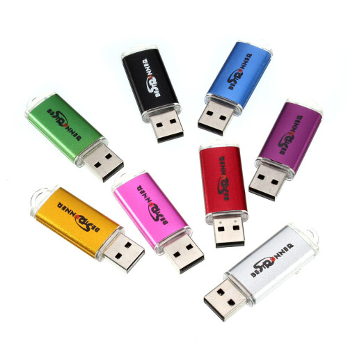 (Silver) 32GB USB 2.0 Flash Drive Candy Color Memory U Disk 2