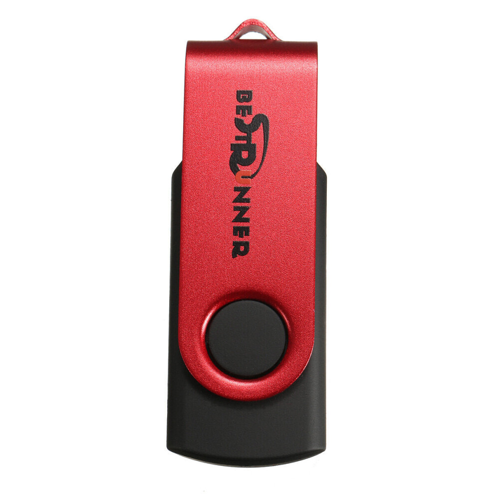 (Red) 2GB USB 2.0 360 Rotation High Speed Flash Drive Thumb Memory U Disk