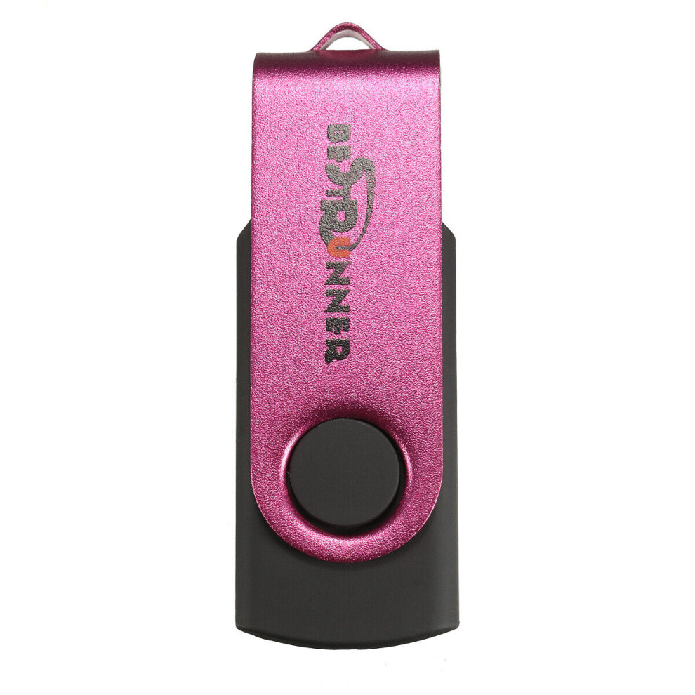 (Purple) 2GB USB 2.0 360 Rotation High Speed Flash Drive Thumb Memory U Disk