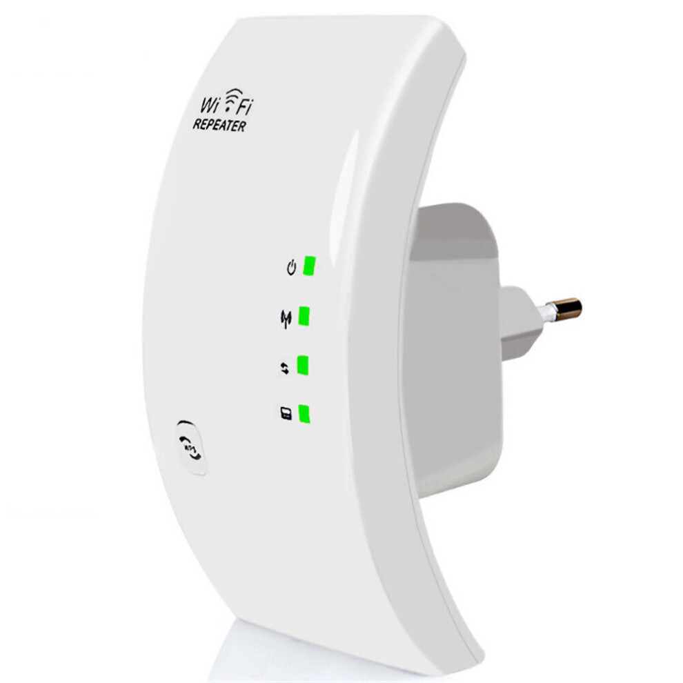 (White) 300Mbps Wireless Wifi Repeater Wifi Signal Amplifier Extender Long Range Repeater Wi-Fi Booster White 6112212966204