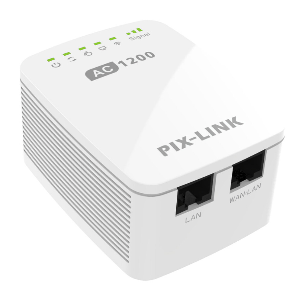 (US Plug) 1200M WiFi Repeater WiFi Range Extender Dual Band 5GHz Mini Routers Booster Wireless AP