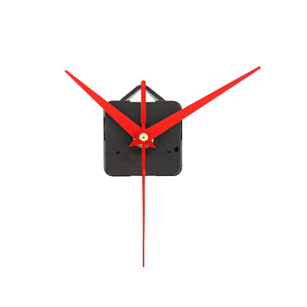 10Pcs DIY Red Triangle Hands Quartz Wall Clock Movement Mechanism