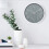 (Rose gold) 12inch DIY Wall Clock Silent Quartz Wall Night Clocks Multicolor Optional 3